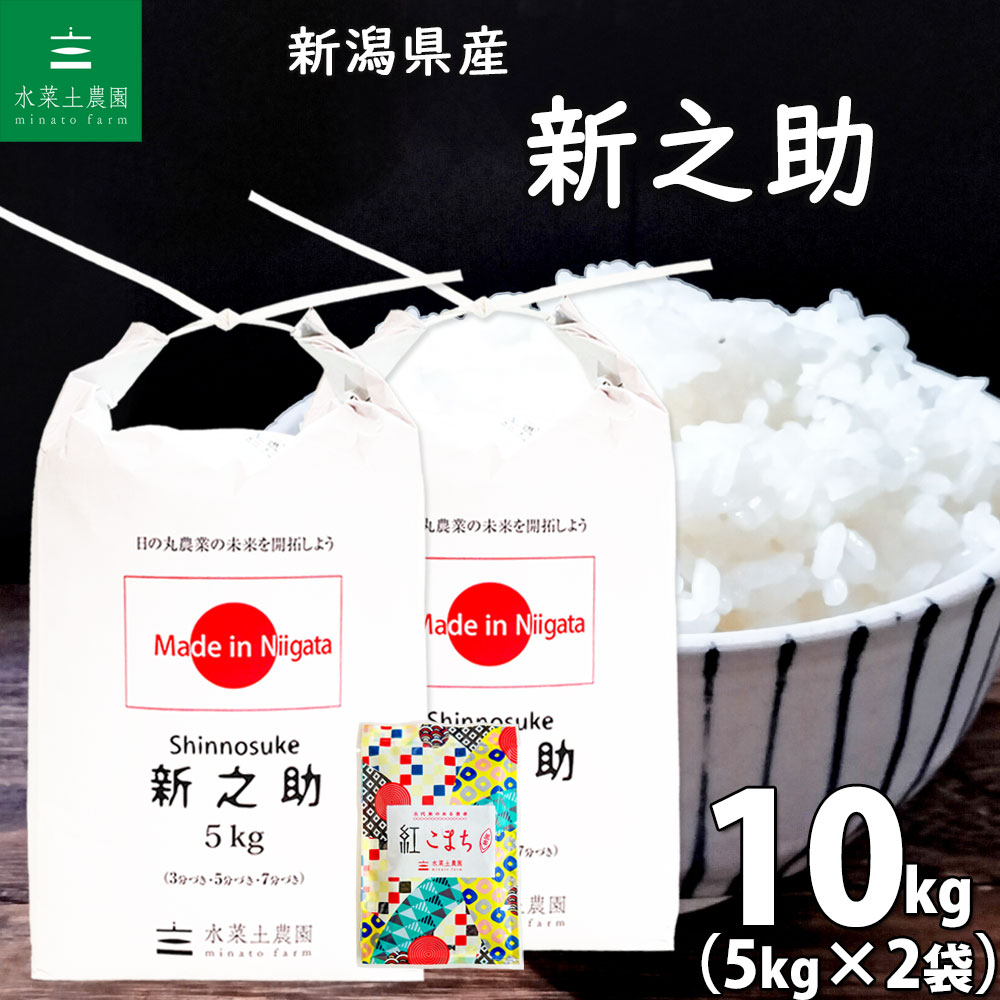 新潟県産新之助5㎏×2袋（令和6年産） Amazon.co.jp: