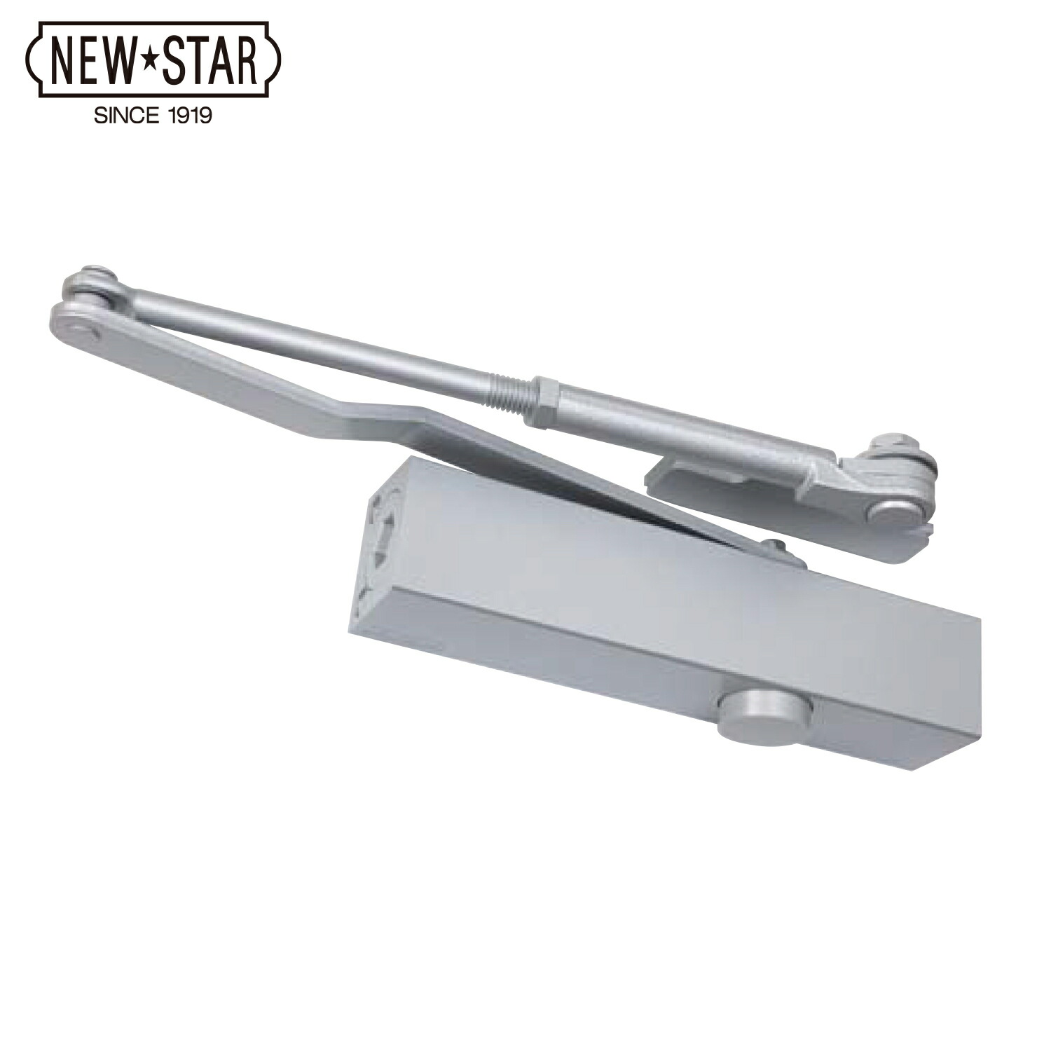 NEWSTAR　ニュースター　取替用ドアクローザ　PSX-2　シルバー　ストップ付き、ストップ無し兼用　パラレル型　　左右兼用