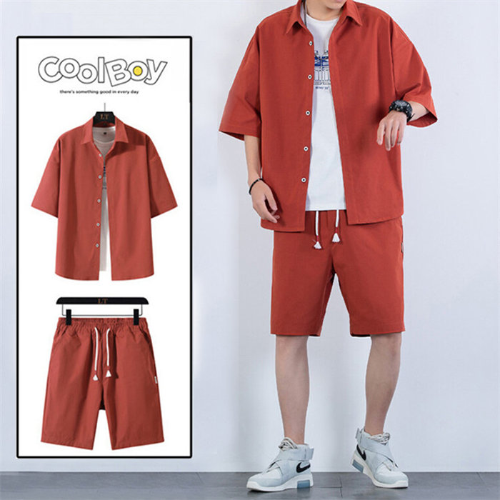 楽天市場】サマーシャツ セットアップ 上下 セット 上下セット メンズ