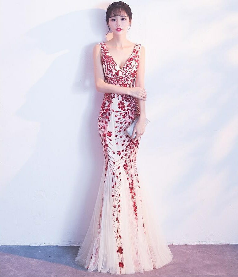 人魚御召しもの 色合い御召しもの かき鳴らす会 Long dress  ウェディングドレス パーディードレス ロング御召しもの 上演御召しもの 艶っぽい 歌劇場声楽 成年者式 お嫁さん 忘年会 御芽出度 洋琴 20代 30代 40代 雅びやか 成年者 忘年会