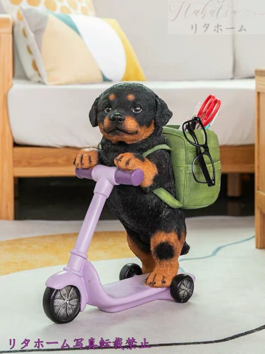 新品 収納 置物 植木鉢 盆栽工芸品 ダックスフント犬雑貨 室内飾り