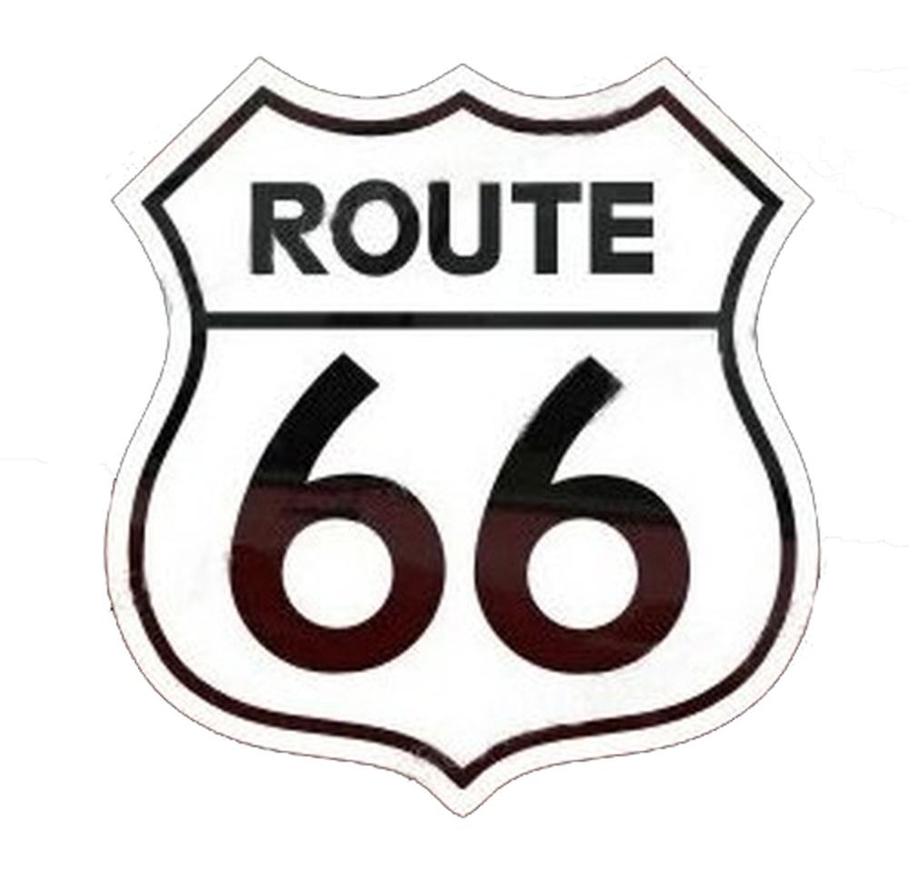 楽天市場 ルート６６ 反射ステッカー 白と黄色の２枚セット Route66 送料無料 Ctr 0 Mind1 マインド ワン