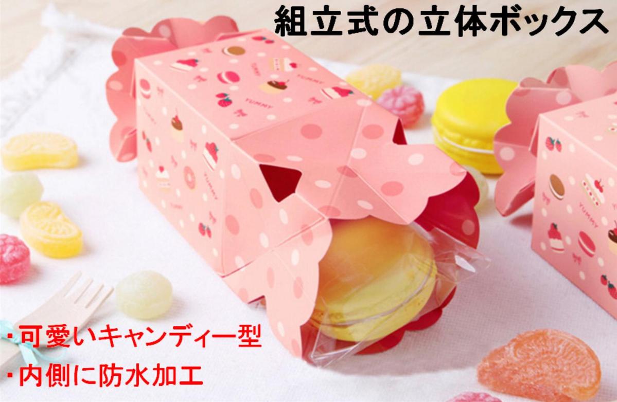 楽天市場 可愛い 立体 キャンディー型 ギフト ボックス ピンク スイーツ柄点 お菓子 飴 チョコ 組み立て プレゼント ラッピング 送料無料 Mmk Q92 Mind1 マインド ワン