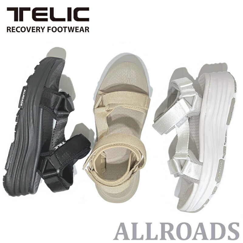 【新入荷】テリック TELIC ユニ一発やる リカバリーサンダル スポサン ALLROADS 厚底
