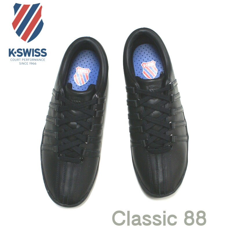 入れものイス K-SWISS CLASSIC88 古典派音楽88 メンズ スニーカー 黒いこと/黒いこと / 父の日