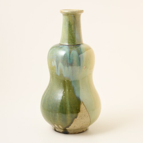 楽天市場】やちむん 民藝 読谷山焼 北窯 松田共司油壺 黒 : おまめ