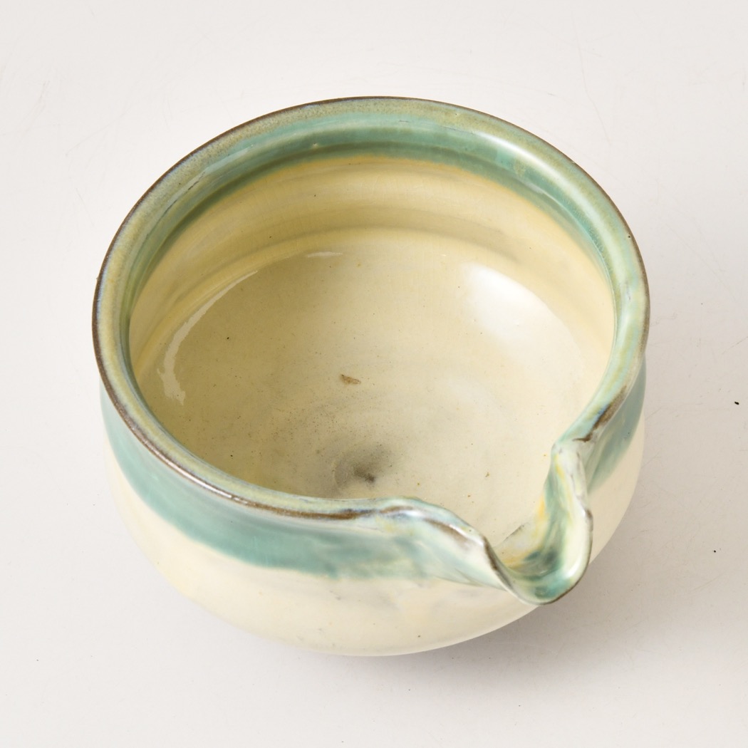 小鹿田焼 坂本浩二窯 四分厘片口 青み Daemlu Cl