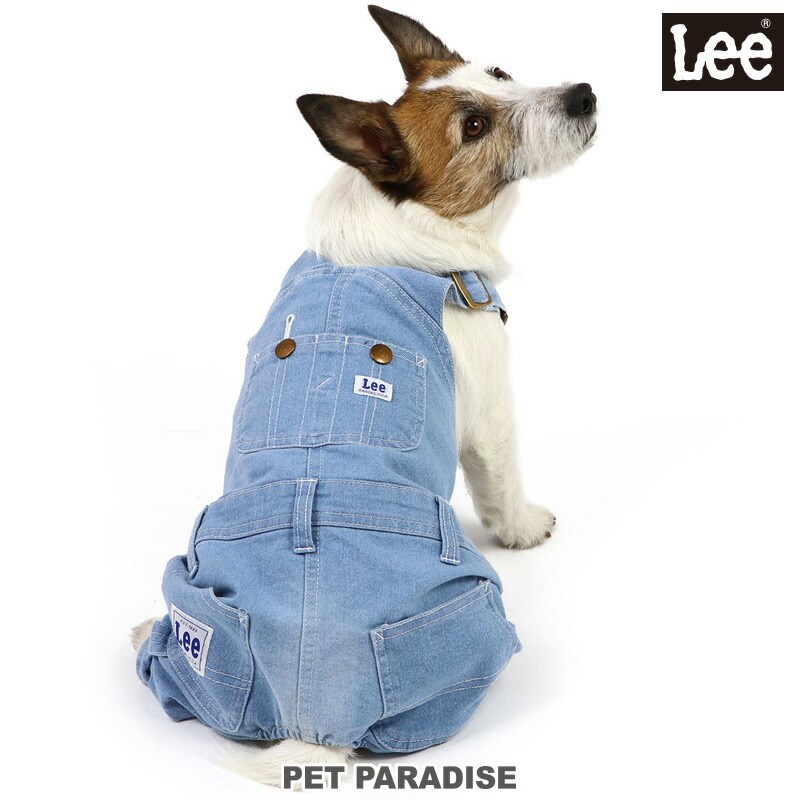 犬 服 春 オーバーオール Lee 小型犬 ライトデニム | デニム おしゃれ パンツつなぎ 着せやすい ペットウェア 犬の服 lee リー 7,300円