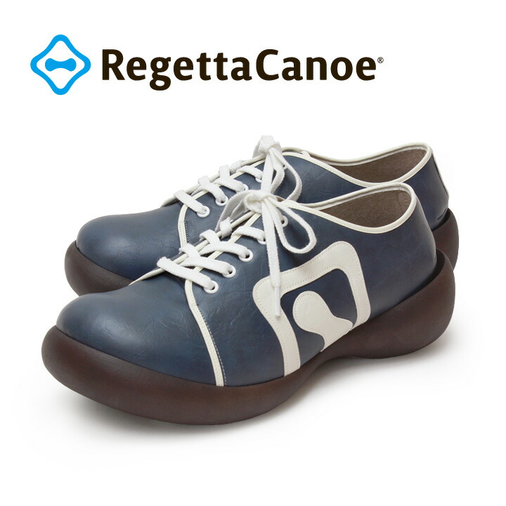P10倍＆1000円オフクーポン別れ別れ中11日1時59分まで RegettaCanoe-リゲッタカヌー-CJFS-6901 活動の領域シューズ レースアップロゴスニーカー / メンズ