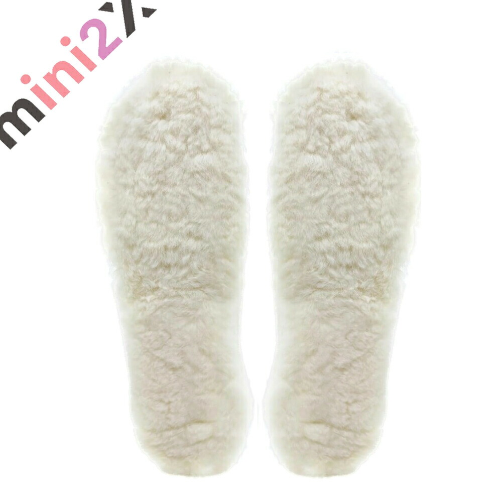 楽天市場】インソール あったかい 中敷き ウール100％ ボア 厚手 毛