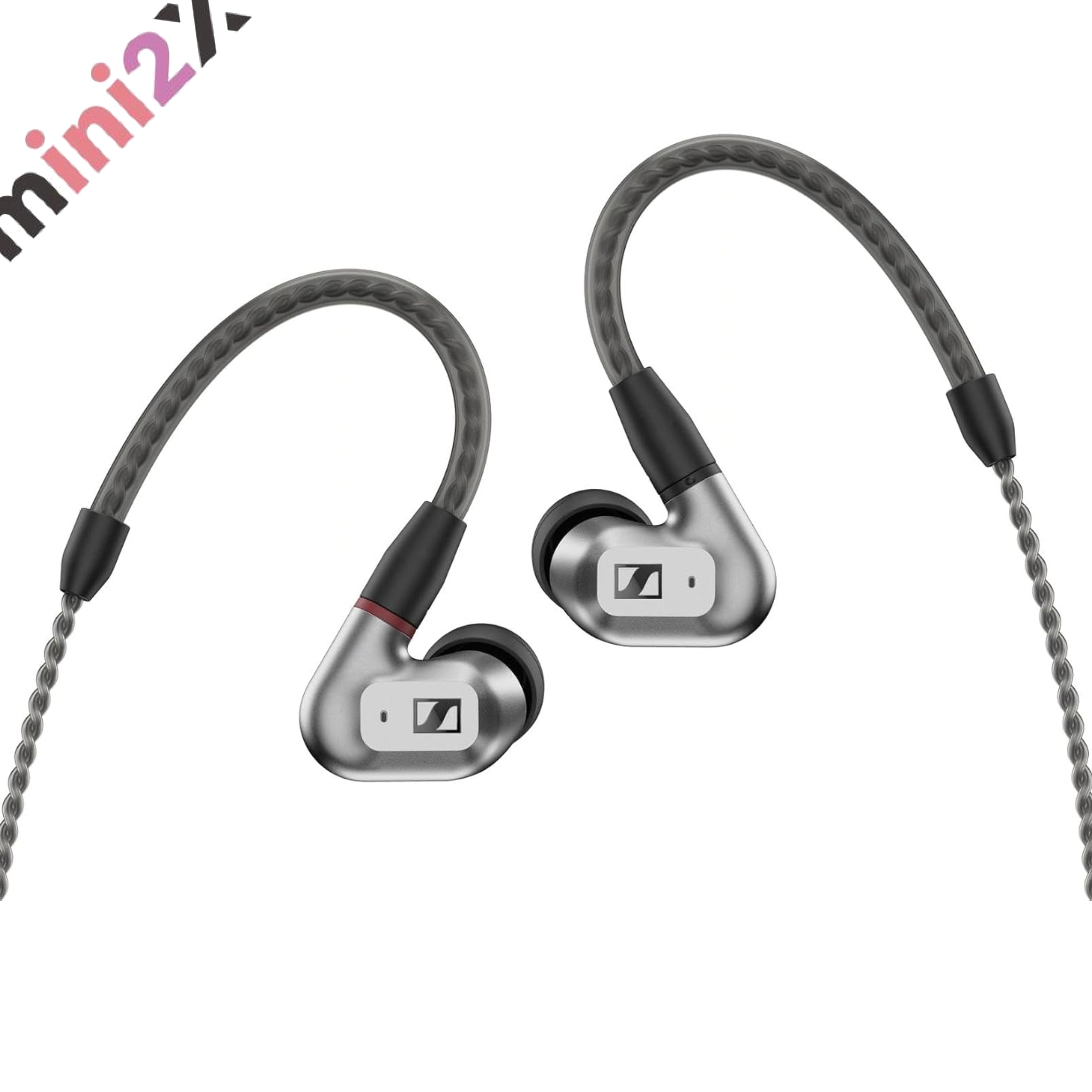 ゼンハイザー Sennheiser イヤホン 有線 IE 200 シルバー ダイナミック カナル型 イヤーピース ３サイズ イヤーフック 調整 可能 オーディオファイル ゲーミング TrueResponseトランスデューサー ブレードケーブル イヤーフック イヤフォン 【 国内正規品 】 ゲーム 快適