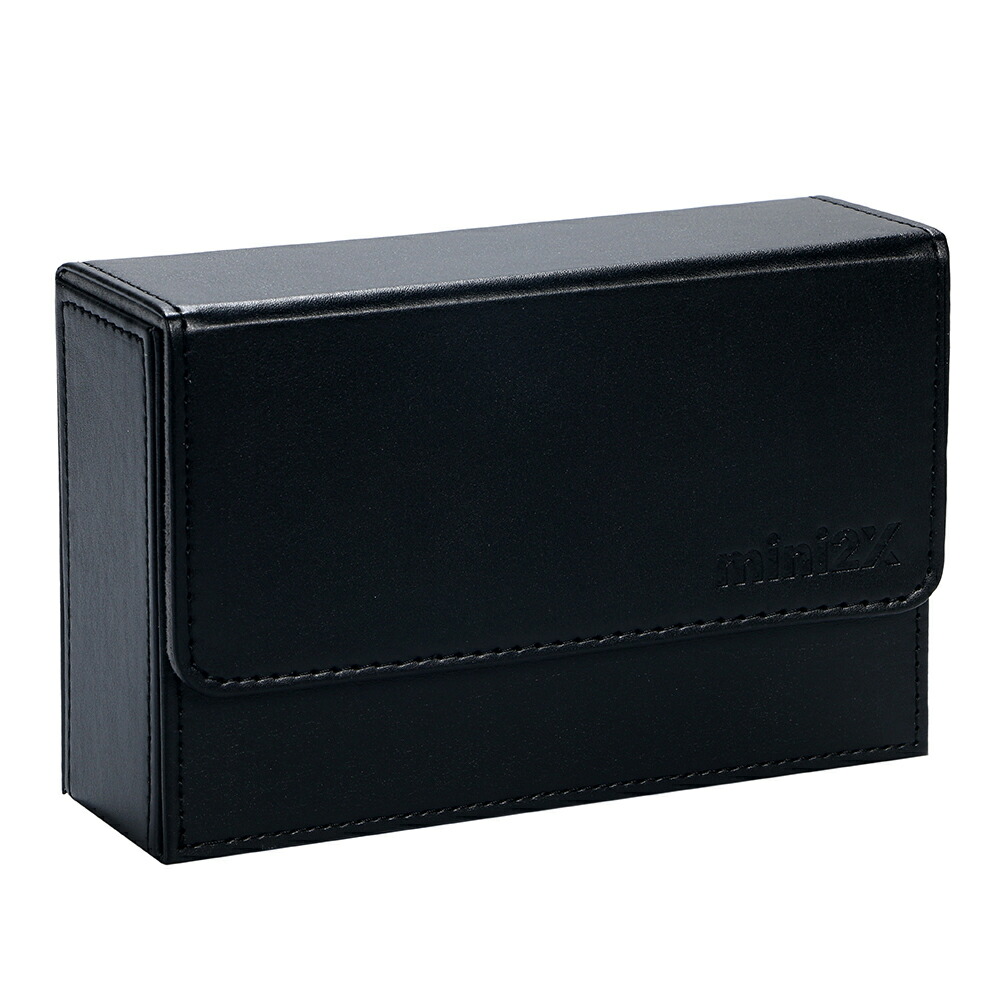 楽天市場 トレカ カードケース Tcg トレーディングカード デッキケース ワイドサイズ レザー調 ブラック カードサプライ ミニツーストア 楽天市場店