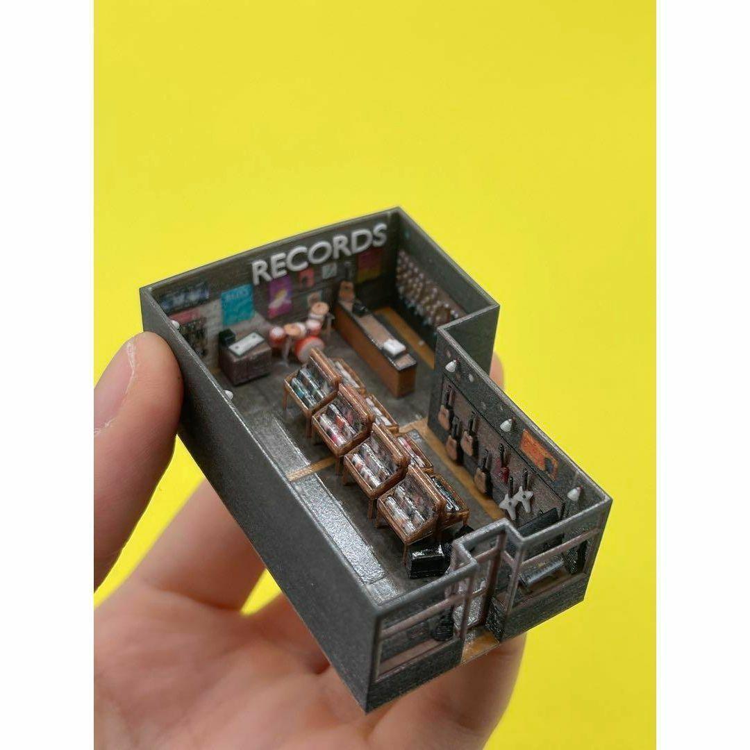 建築模型 【K-0002-150】 1/150 Nゲージ ミニチュア ジオラマ レコードショップ レコード 鉄道模型 住宅模型 モデルカー 食玩 フィギュア figure 建物 マンション モデル ファッション フルカラー 塗装済み ３Dプリンター ミニチュアイメージ