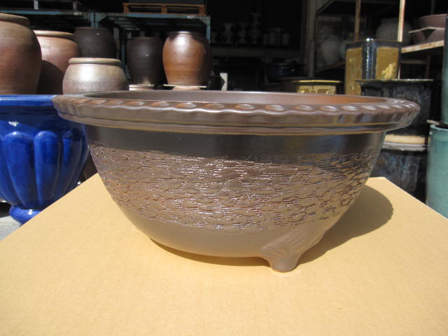 楽天市場】送料無料【信楽植木鉢】植木鉢大型生子輪型信楽焼植木鉢13