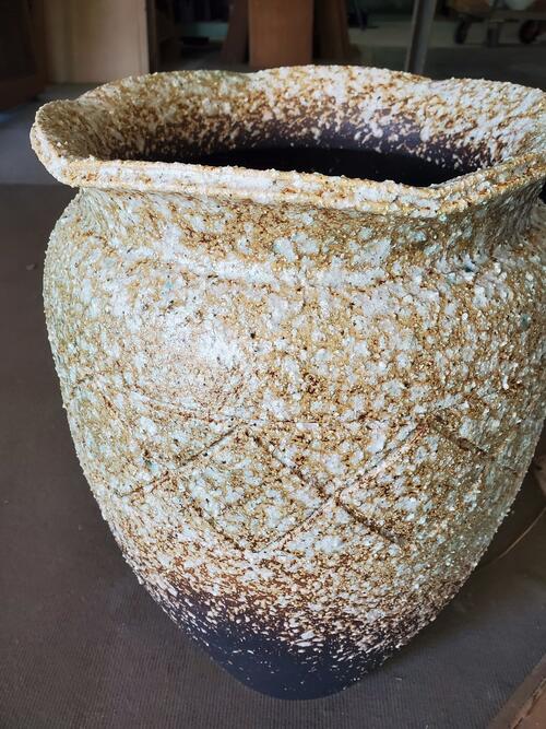 楽天市場】大壺花瓶伝統の信楽 花入れ 大きいサイズ 花器インテリア