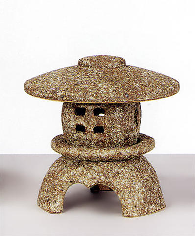 楽天市場】信楽焼き灯籠【送料無料】灯籠 岩石雪見 : 園芸百貨店何でも