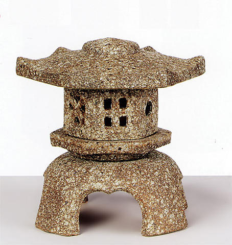 楽天市場】信楽焼き灯籠【送料無料】灯籠 雪見燈篭 : 園芸百貨店何でも