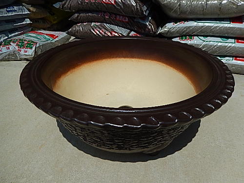 植木鉢　信楽焼　大型　輪型　20号 楽天市場】送料無料【信楽植木鉢】大型生子輪型信楽焼植木鉢20号