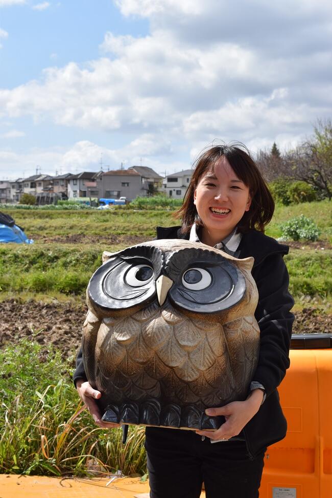 信楽焼き ふくろう 飾り物アウル細末引風 全国貨物輸送無料 ふくろう置物 Marchesoni Com Br