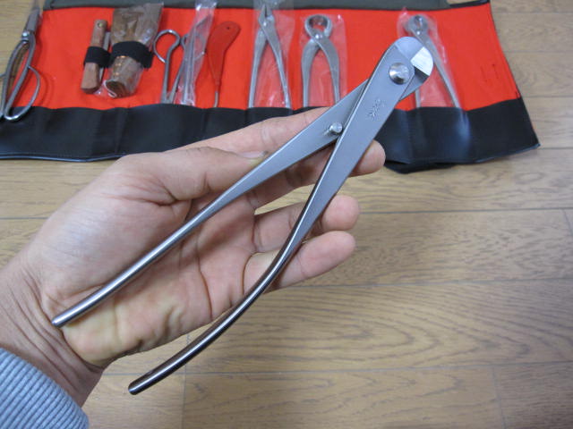 盆栽物の具:ステンレス鋼鉄条切 大 盆栽用品-その他