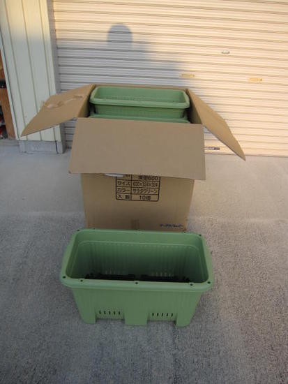 楽になること安全性のある 蔬菜造営の プランター 10個書き割り 大型プランター これで 今日このごろから 身寄り家庭菜園でプチ自給自足