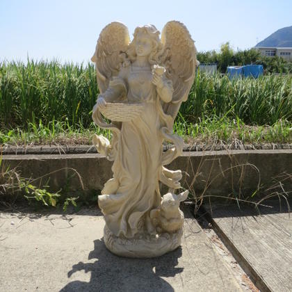 楽天市場】スタンディングガールD 置物 本格サイズオーナメント : 園芸