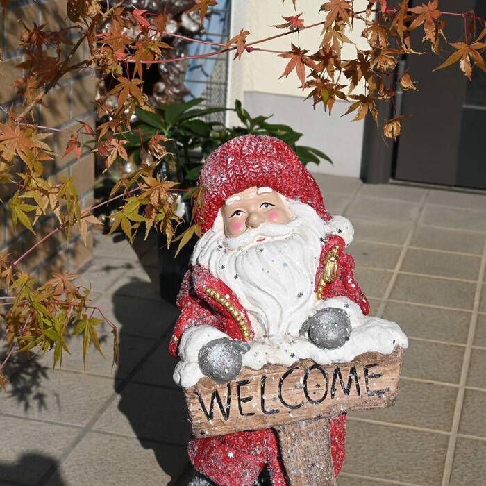 サイン入りクリスマスサンタ写真 クリスマス サンタ(1) リアル 看板・ボード用イラストシール