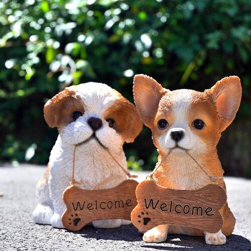 楽天市場】WELCOME いぬ 犬 ドッグイヌの置物 置物 ウェルカムボード
