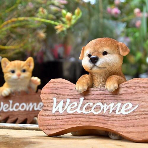(^^)様確認用（シーズーお座り2体、ウェルカムボード） 様確認用（シーズーお座り2体、ウェルカムボード） 様確認用（シーズー