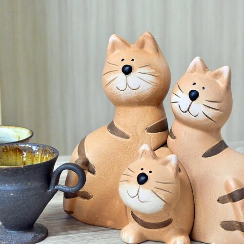 楽天市場】猫 置物 置き物 ネコ 猫グッズ ねこ 陶器 雑貨 可愛い