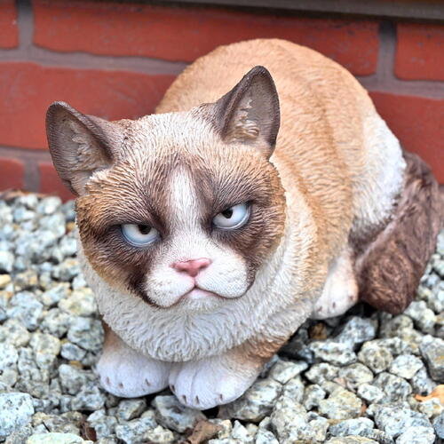 楽天市場】【ポイント3倍!4日20時28時間】ネコ 置物 座るシャム