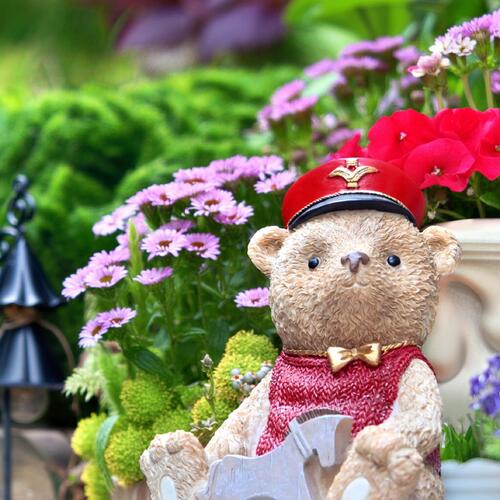 盆栽くまさん アップルテディベア アーティストベア 海外作家様 ロシア 置物 盆栽くまさん アップルテディベア アーティストベア 海外作家様 ロシア