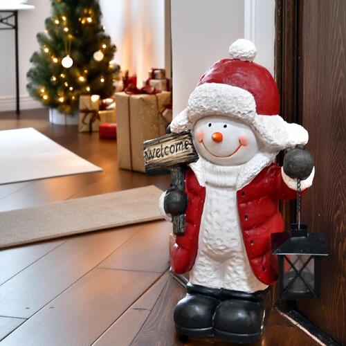 楽天市場】【送料無料】アクリルスノーマンランタン スノーマン