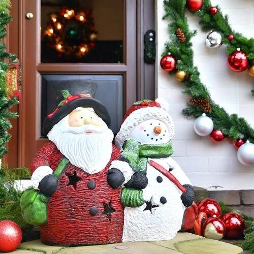 楽天市場】2024年イルミネーション【スノーマン特大】オーナメント