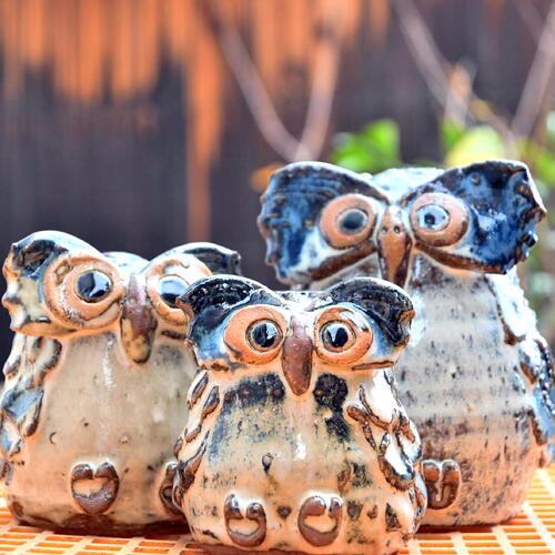 楽天市場】新築のお祝いや 自宅のお庭に ふくろう 置物 ガーデニング