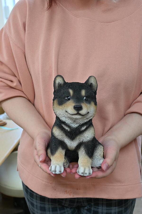 激安正規 豆柴 柴犬 犬 マメシバ豆柴の置物 置物 かわいい置物 小さい犬 子犬 豆太郎と柴子 二匹セットお庭や玄関に合います プレゼントにもどうぞ Jmc Com Ph