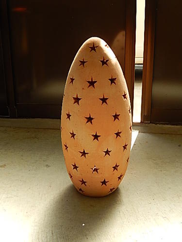 楽天市場】ちりばめられた星 スターガーデンスカルプチャー テラコッタ