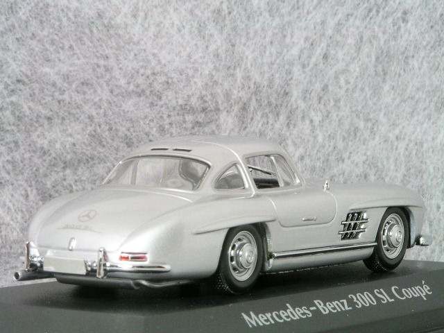 ミニチャンプス ミニカー 43 ベンツ 1955年 ガルウイング W198 300SL