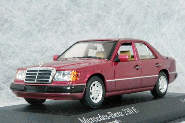 ミニチャンプス ミニカー 1 43 スケールメルセデス ベンツ W124 大勧め 1990年 メタリック 230E アルマンダイン