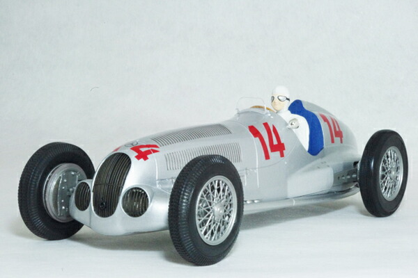 ミニチャンプス1/18スケールメルセデスベンツW1251937年ドイツボングランプリ#14