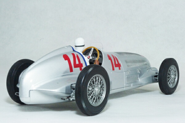 ミニチャンプス1/18スケールメルセデスベンツW1251937年ドイツボングランプリ#14
