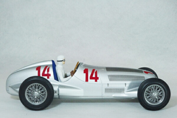 ミニチャンプス1/18スケールメルセデスベンツW1251937年ドイツボングランプリ#14
