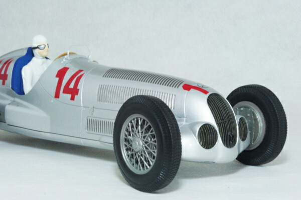 ミニチャンプス1/18スケールメルセデスベンツW1251937年ドイツボングランプリ#14