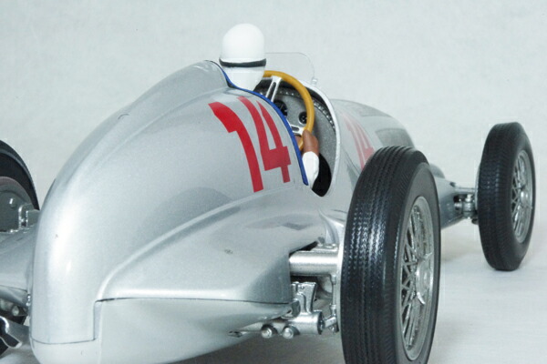 ミニチャンプス1/18スケールメルセデスベンツW1251937年ドイツボングランプリ#14