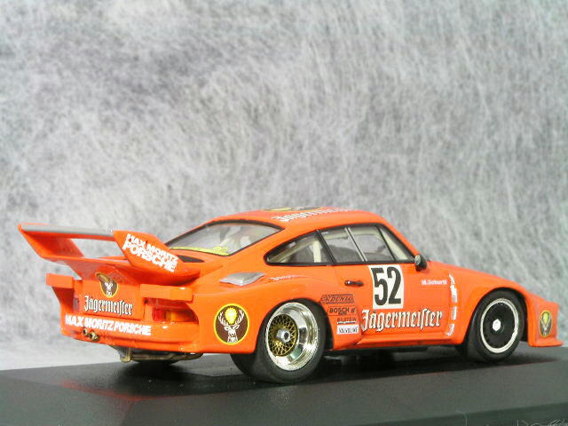 ミニチャンプス1/43ポルシェ935イエガーマイスター1977年ゾルダーDRM優勝車