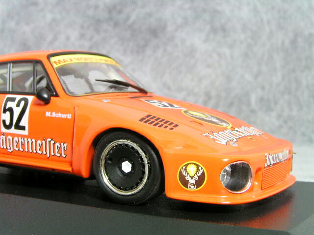 ミニチャンプス1/43ポルシェ935イエガーマイスター1977年ゾルダーDRM優勝車