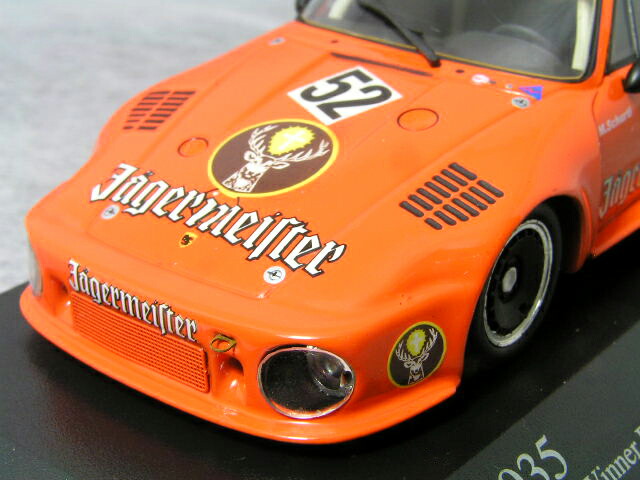 ミニチャンプス1/43ポルシェ935イエガーマイスター1977年ゾルダーDRM優勝車