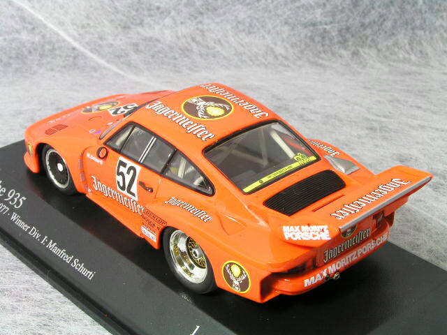 ミニチャンプス1/43ポルシェ935イエガーマイスター1977年ゾルダーDRM優勝車