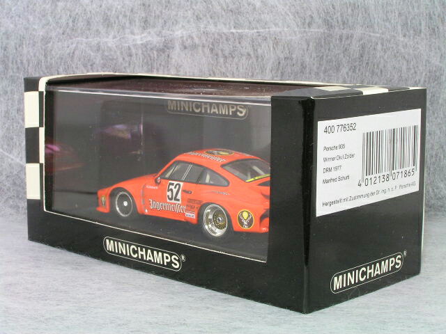 ミニチャンプス1/43ポルシェ935イエガーマイスター1977年ゾルダーDRM優勝車