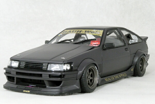 楽天市場】イグニッションモデル 1/18 RWB トヨタ AE86 マットブラック